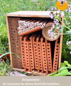 Wildbienen Nisthilfe DIY